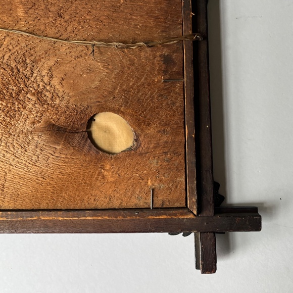 VTG No Place Like Home Embroidered Victorian Frame Needlepoint Oz Inspiration - Picture 15 of 16